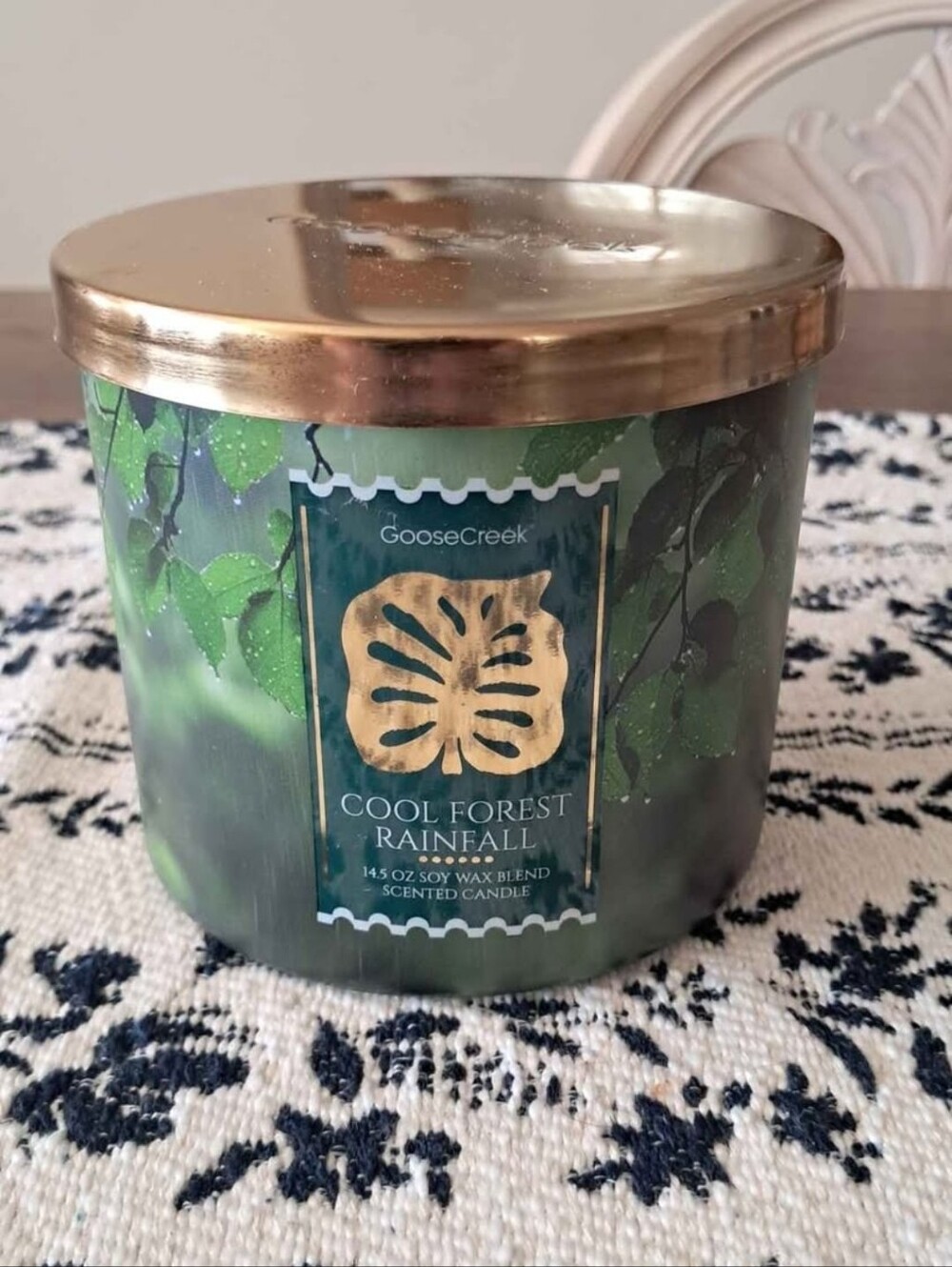 Goose Creek Cool Forest Rainfall Scented Candle NEW